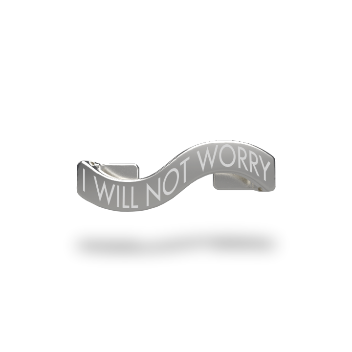 I Will Not Worry Charm
