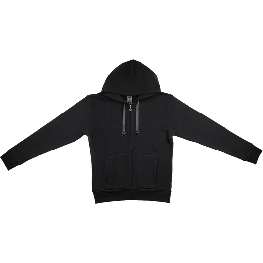 StringSwap Zip Hoodie - Carbon Black