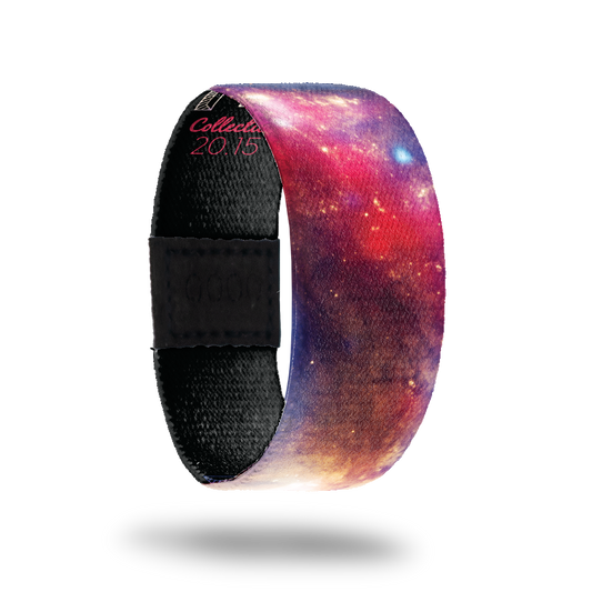 Antennae-Sold Out-ZOX - This item is sold out and will not be restocked. Space Nebula scenes with pink and purple. Inside is solid black and reads Antennae.  