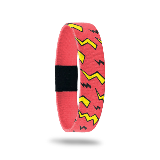 Better Days Ahead-Sold Out - Singles-ZOX - This item is sold out and will not be restocked. Bright red with yellow and black lightning bolts all over. Inside is solid red and says Better Days Ahead. 
