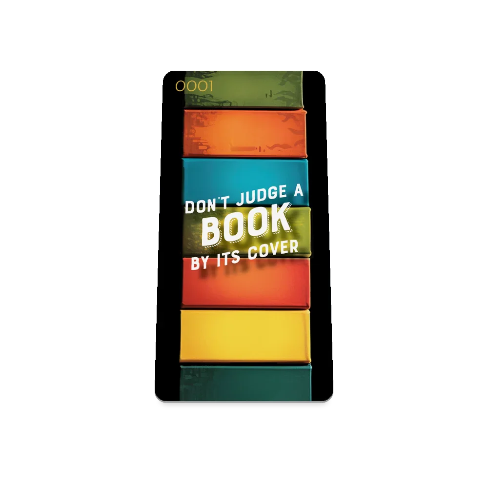 Don't Judge A Book By It's Cover