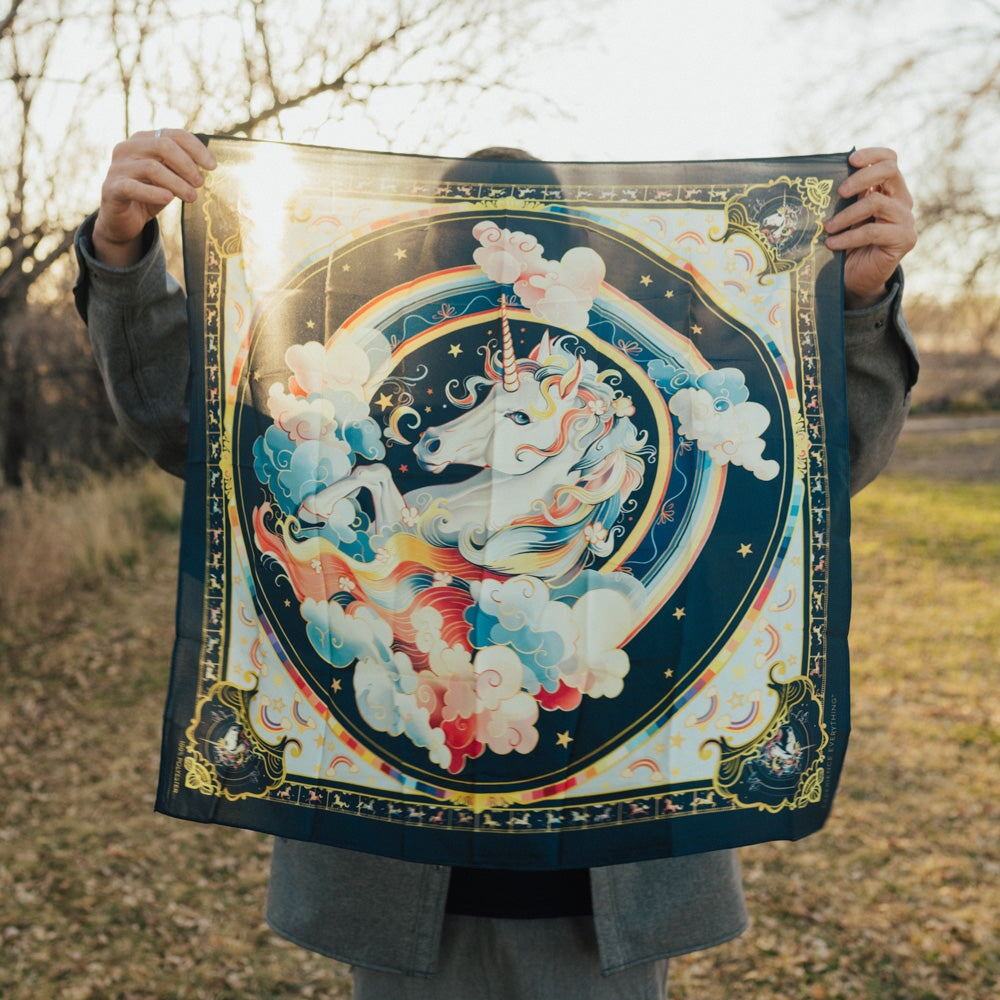 Believe In Magic Unicorn Scarf