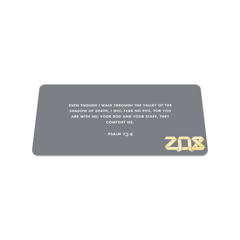 Fear No Evil Bible Verse Watchband+