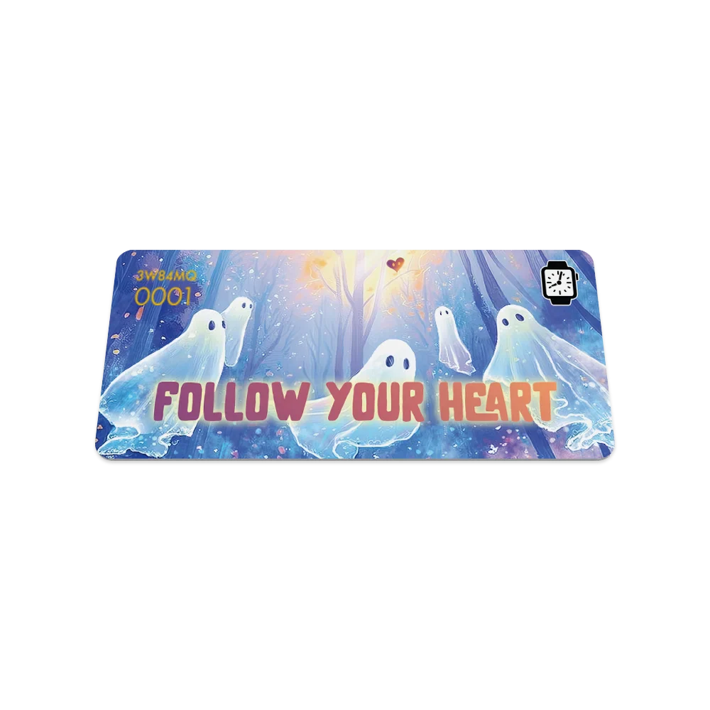 Follow Your Heart Ghost Watch Band