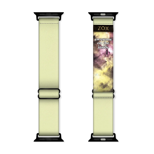 Yellow Awesome on the Inside Watch Band