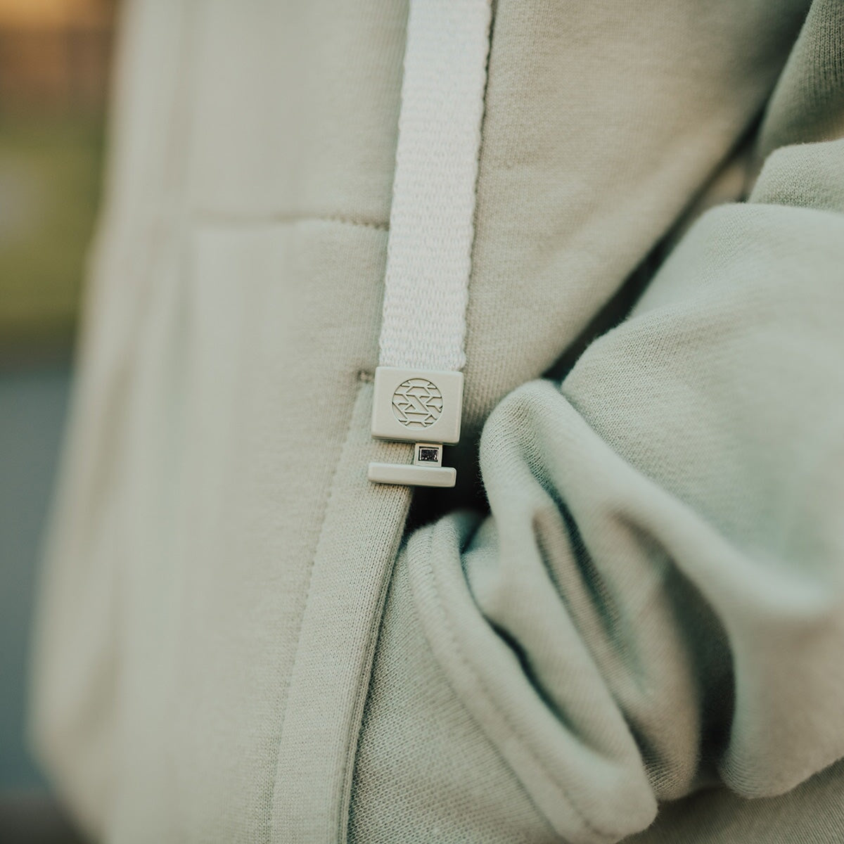 StringSwap Zip Hoodie - Matcha Green