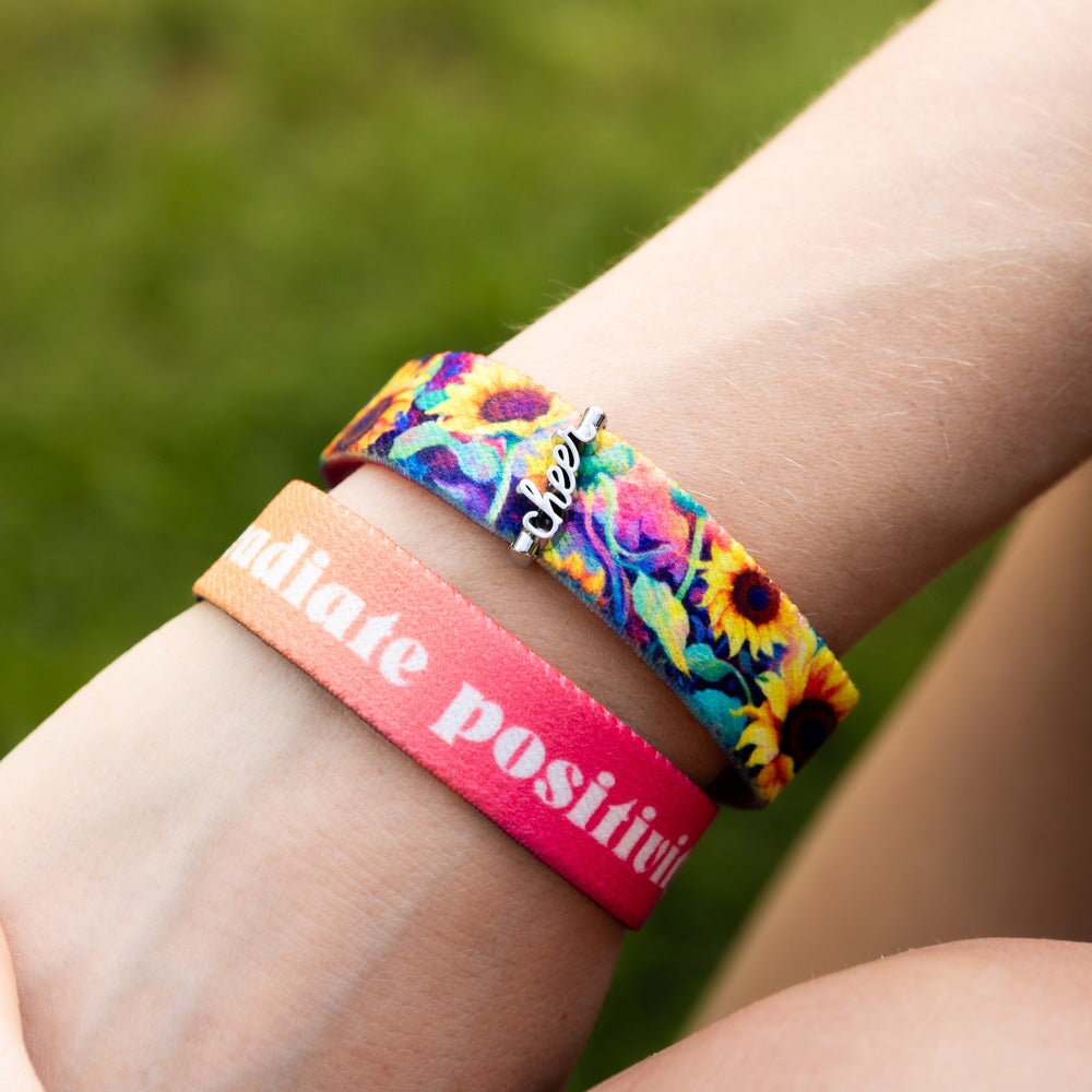 Cheer Text Charm