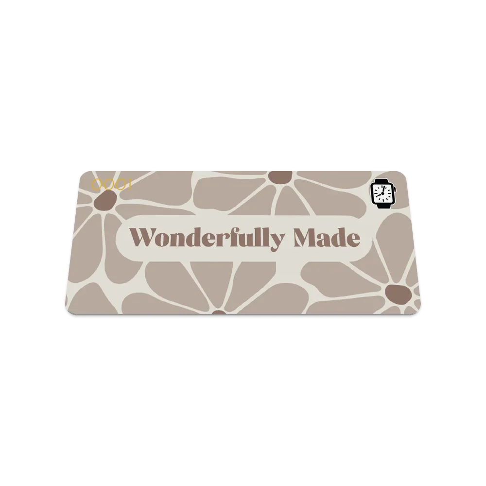 Wonderfully Made Bible Verse Watchband+