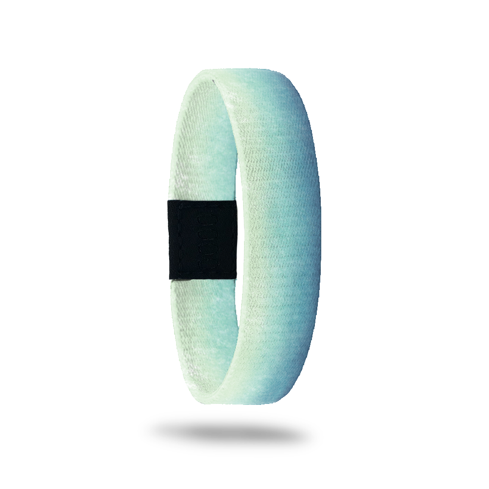 Outside Design of Be Present: gradient from dark blue to light blue