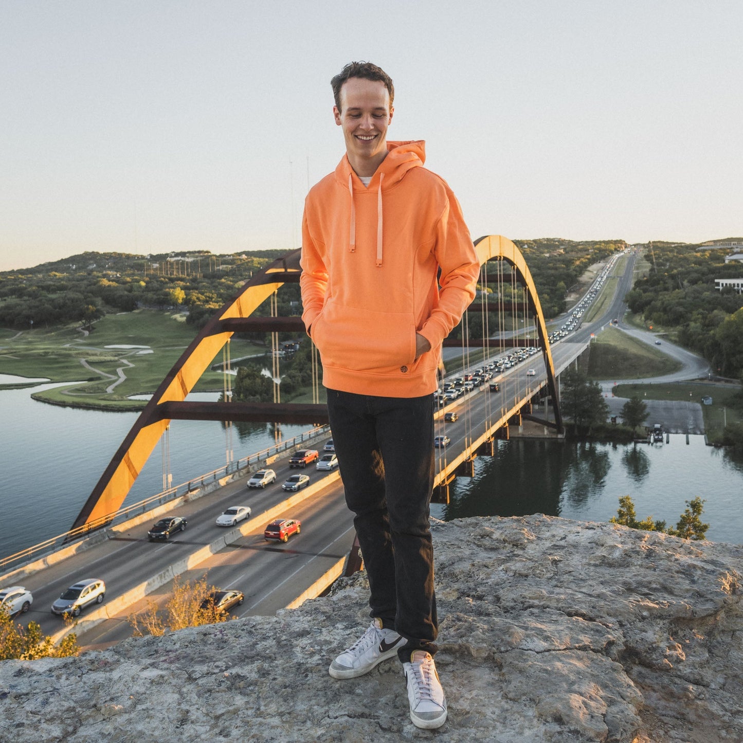 Happy Papaya StringSwap Pullover Hoodie