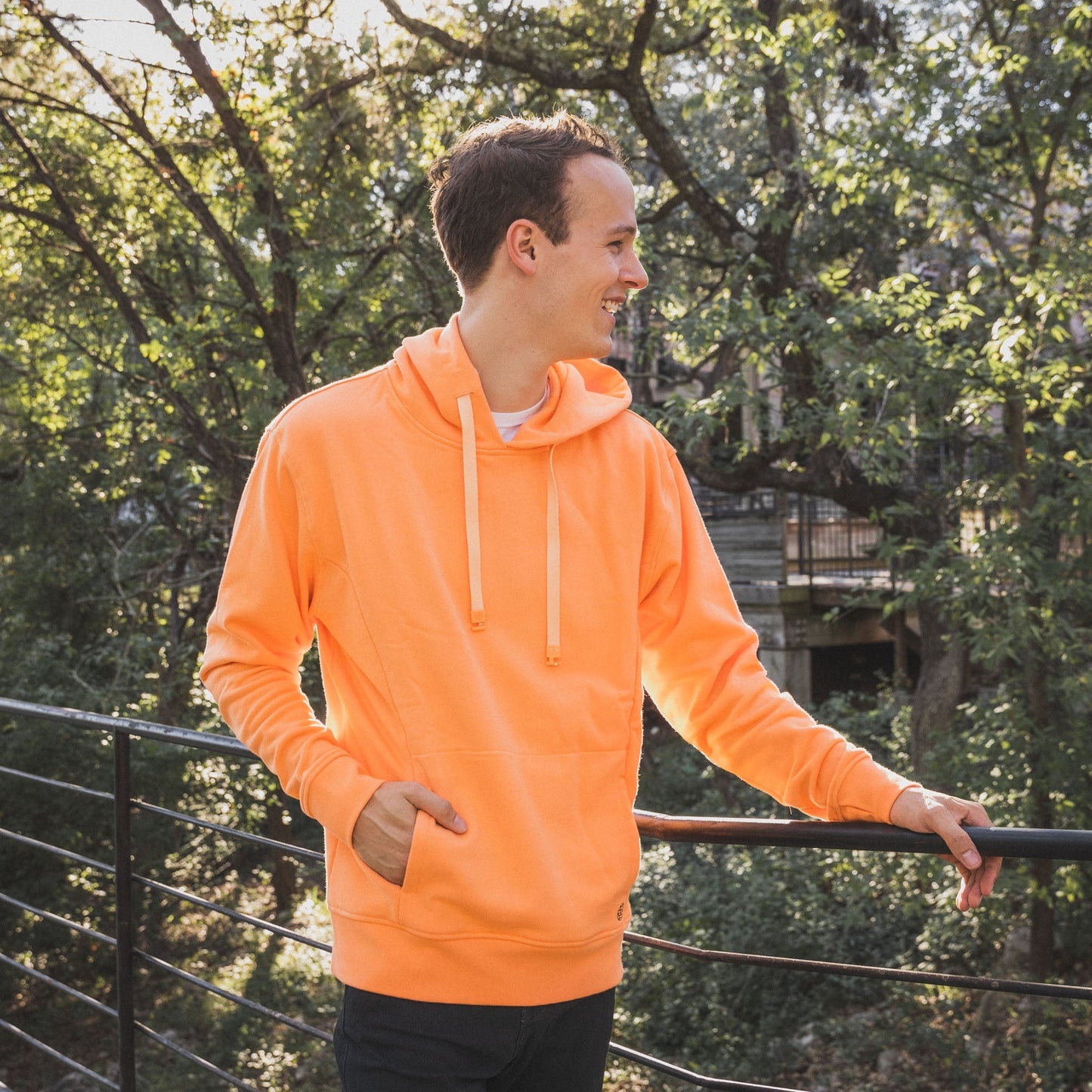 Happy Papaya StringSwap Pullover Hoodie