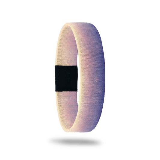 Outside Design of I’m Still Here: gradient from dark purple to pale pink