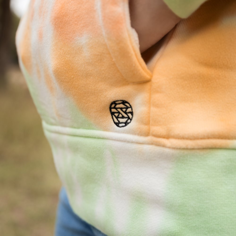 Close up of ZOX logo on pocket