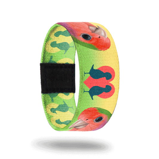 Alternating Outside Design of Love Birds straps