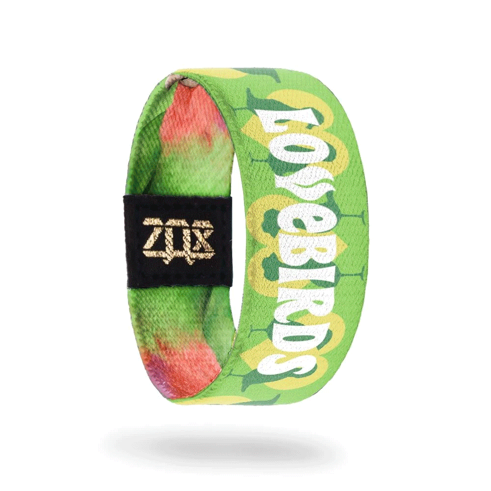 Alternating Inside Design of Love Birds straps