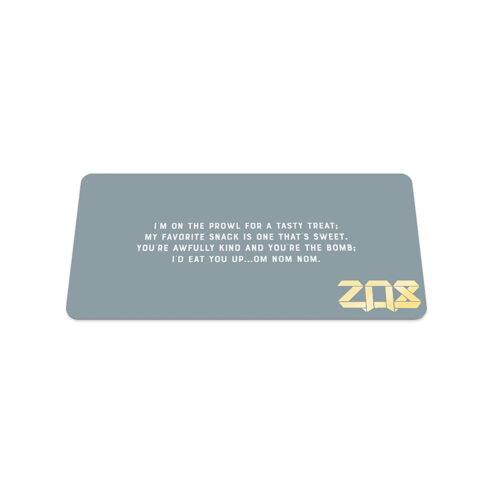 Loves to Nom-Sold Out - Singles-ZOX - This item is sold out and will not be restocked.