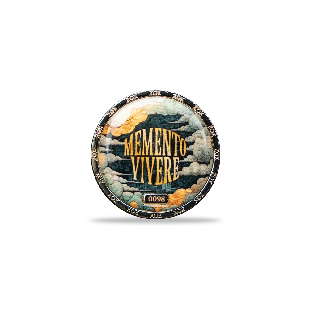 Memento Vivere Stoic Coin