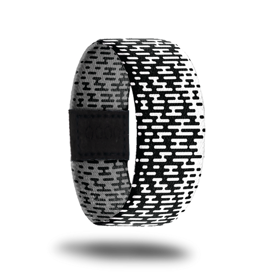 Outside design of Do, black and white pattern of rounded rectangle shapes