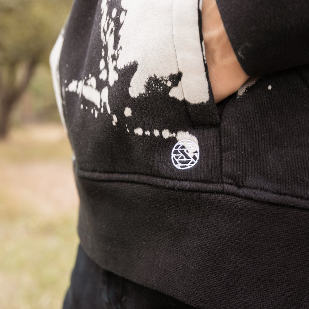 Closeup of ZOX logo on pocket