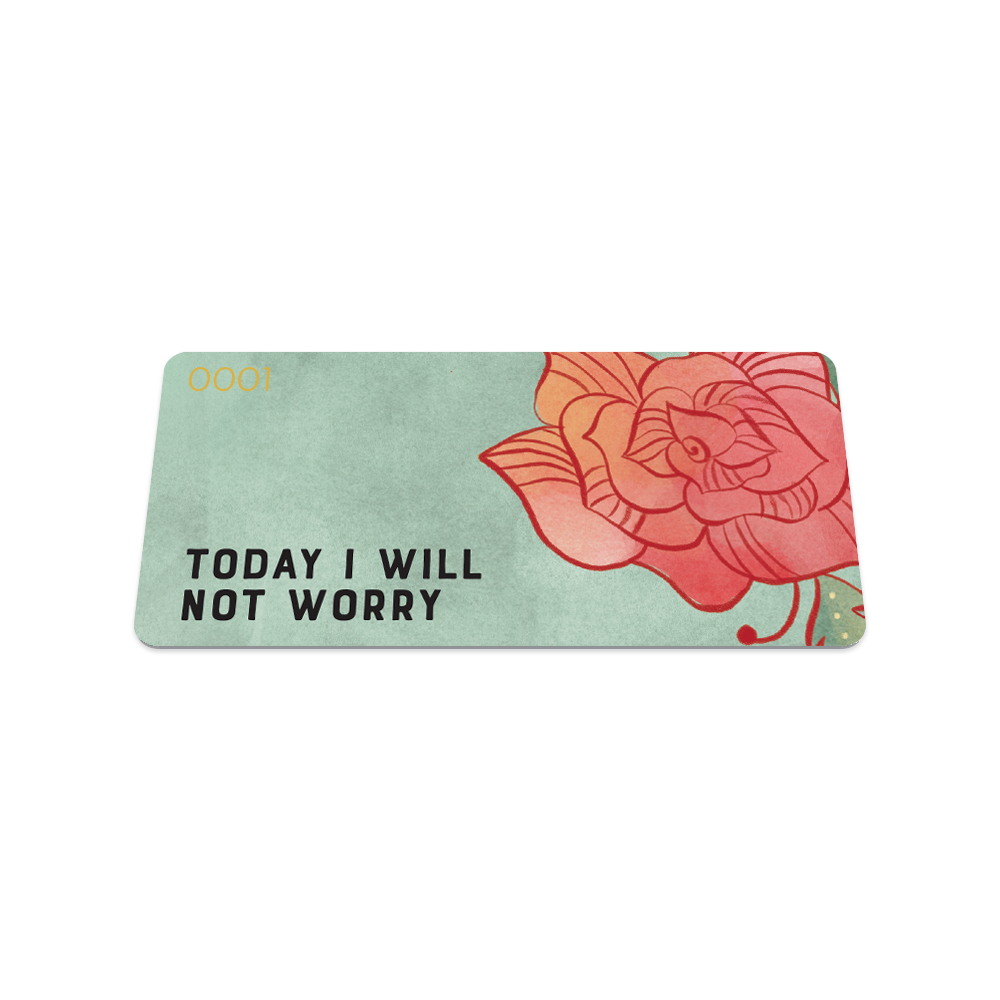 Today I Will Not Worry-Sold Out - Singles-ZOX - This item is sold out and will not be restocked.
