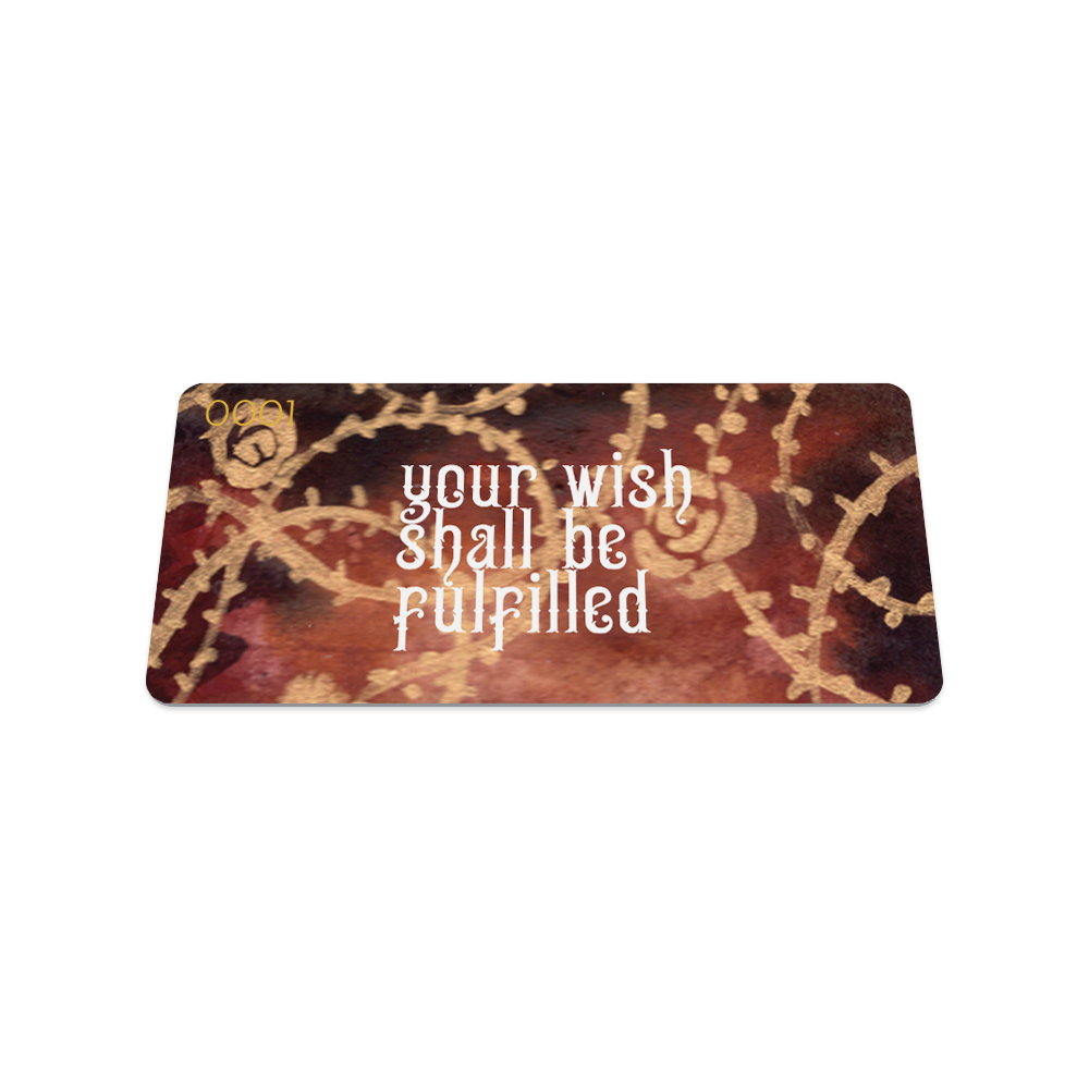 Your Wish Shall be Fulfilled-Sold Out-ZOX - This item is sold out and will not be restocked.